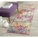 Green/Pink 26 x 0.45 in Area Rug - Bungalow Rose Isabea Abstract Pink/Green/Yellow Area Rug, Polypropylene | 26 W x 0.45 D in | Wayfair