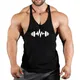 Maillot de corps de fitness pour hommes 6 couleurs haut précieux stringer singlet chemise