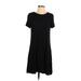 Gap Casual Dress - A-Line: Black Solid Dresses - Women's Size Small