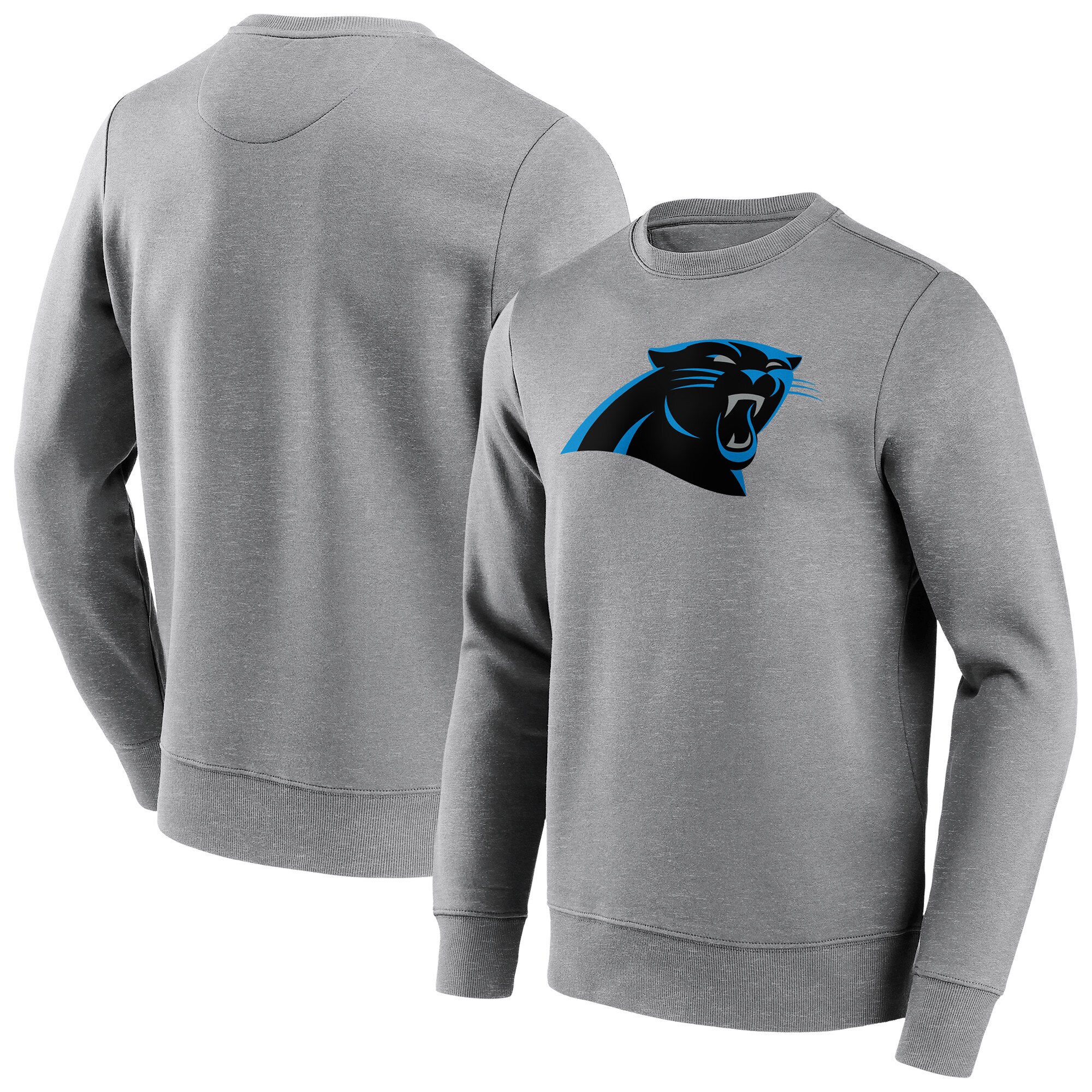 Carolina Panthers Rundhals-Sweatshirt mit neutraler Farbe und Logo - Herren Image