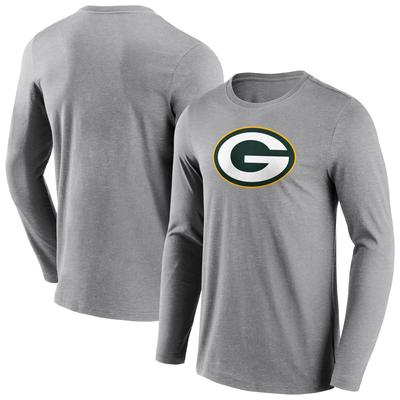 Green Bay Packers Langarm-T-Shirt mit neutralem Farblogo - Herren Image