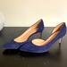 J. Crew Shoes | Jcrew Blue Suede Pump | Color: Blue | Size: 8