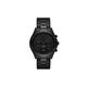 Michael Kors Watch for Men Slim Runway, Chronograph Movement, 44 mm Black Stainless Steel Case with a Stainless Steel Strap, MK8919