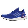 adidas Ultraboost 20 Mens Running Trainers Sneakers (UK 8.5 US 9 EU 42 2/3, Royal Blue White red EG0758)