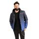 Crosshatch Mens Quilted Padded Hooded Puffer Jacket Winter Insulated Bubble Coat with StayWarm Technology Large Sodalite Blue