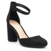 LC Lauren Conrad Hydrangea Women's High Heels, Size: 5.5, Black