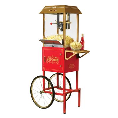 Nostalgia Vintage 10-Ounce Vintage Professional Popcorn Cart - 59-Inches Tall