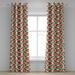 East Urban Home Ambesonne Floral Grommet Curtain, Lily Blooms Nature Herbs Doodle Style Flower & Foliage Arrangement | 108 H in | Wayfair