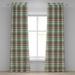 East Urban Home Ambesonne Christmas Grommet Curtain, Merry Christmas Words Xmas Ceremony Theme Design Borders | 96 H x 50 W in | Wayfair