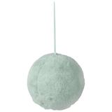 Northlight Seasonal 4" Light Faux Fur Plush Ball Christmas Ornament Plastic in Green | 4 H x 4 W x 4 D in | Wayfair NORTHLIGHT SH89648