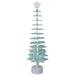 Northlight Seasonal 23" Green Snowflake Cutout Christmas Tree w/ a Star Table Top Decor Wood in Brown | 23 H x 6.75 W x 6.75 D in | Wayfair