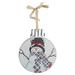 Northlight Seasonal 9.5" Black & Red Smiling Snowman Christmas Wall Decor in Black/Red | 9.5 H x 8 W x 0.5 D in | Wayfair NORTHLIGHT NJ90596