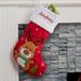 Personalization Mall Santa Claus Lane Personalized Stocking Polyester in Red/White | 17 H x 8 W in | Wayfair 16275-R