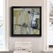 Orren Ellis Alder Creek I - Picture Frame Painting on Canvas Canvas, Solid Wood in Black/Blue/Green | 30.5 H x 30.5 W x 1.5 D in | Wayfair