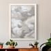 Orren Ellis Abstract Cumulus I Premium Framed Canvas - Ready To Hang Canvas, Solid Wood in Black/Blue/Green | 43.5 H x 31.5 W x 1 D in | Wayfair