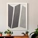 Corrigan Studio® Colorblock Artifact I Premium Framed Canvas - Ready To Hang Canvas, Solid Wood in Black/Blue/Green | 24 H x 20 W x 1 D in | Wayfair