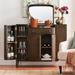 Aurel Bar Cabinet - Mink - Frontgate