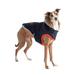 Navy Winter Sailor Dog Parka, Small, Blue