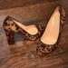 J. Crew Shoes | Jcrew Leopard Print Heels | Color: Black/Brown | Size: 6.5