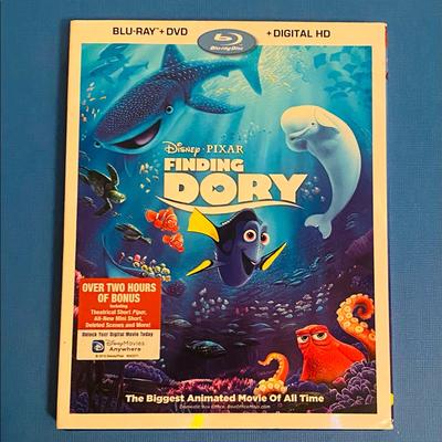 Disney Media | Finding Dory Blu-Ray Dvd+ Digital Dvd. Xmas Eve Movie | Color: Gold | Size: Os