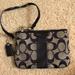 Coach Accessories | Coach Wristlet With Card Holder | Color: Black/Gray | Size: Os