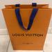 Louis Vuitton Party Supplies | Authentic Louis Vuittons Paper Shopping Bag Reusable Orange 14" X 10"X4.3” | Color: Orange | Size: 14x10x4.3