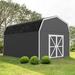 Handy Home Hudson 12 ft. W x 12 ft. D Wood Storage Shed w/ Floor in Brown | 138.75 H x 144 W x 144 D in | Wayfair 19442-9