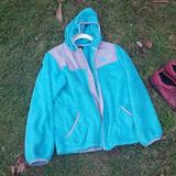 The North Face Jackets & Coats | Girls North Face Hoodie Fleece Jacket -Preowned Xl 18 >Fits Woman S | Color: Blue/Gray | Size: Xlg