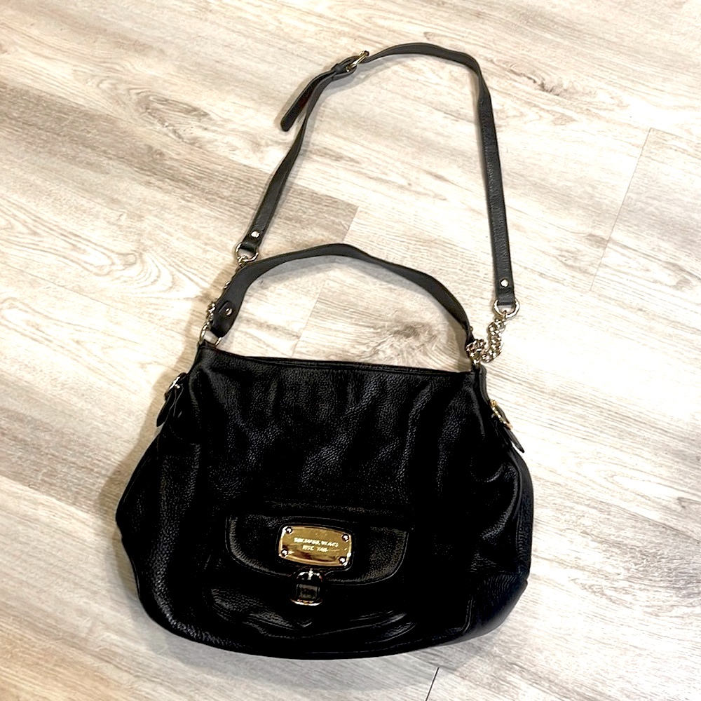 Michael Kors Bags | Black Michael Kors Handbag Purse | Color: Black | Size: Os