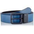 Levi's Men's Reversible Core Metal Belt, Navy Blue, 75 cm