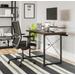 Merge Desk with Monitor Stand in Brown - HomeStyles Furniture 5450-152