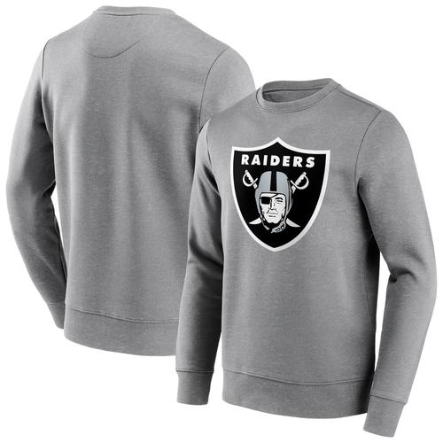 Las Vegas Raiders Neutral Color Logo Crew Sweatshirt - Herren - Groß & Groß Big