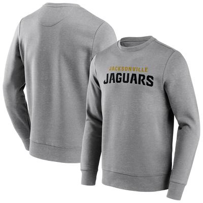 Jacksonville Jaguars Neutral Color Wordmark Crew Sweatshirt - Herren - Groß & Groß Image