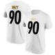 "Pittsburgh Steelers Road Name & Number T-Shirt - TJ Watt Mens Big Tall"