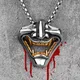 Colliers en acier inoxydable pour hommes collier avec pendentif style gothique Punk pour petit