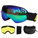 LOCLE – lunettes de Ski pour homme et femme Anti-buée protection sphérique UV400 pour Snowboard