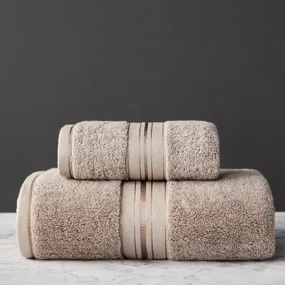 Serviette de bain en coton pur serviette de visage épaisse de luxe Super douce Super absorbante