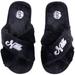 "Women's FOCO Brooklyn Nets Script Cross Slide Slippers"