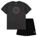 Men's Concepts Sport Black/Heathered Charcoal Vegas Golden Knights Big & Tall T-Shirt Shorts Sleep Set