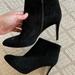 J. Crew Shoes | Jcrew Suede Heeled Booties. Roughly 3” Heel. Bought New Worn Once. Size 8. | Color: Black | Size: 8
