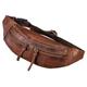 STILORD Casimir Large Leather Hip Bag Vintage Bum Bag for Men Women Waist Bag Modern Belt Pouch for Jogging Festival Travel Genuine Leather