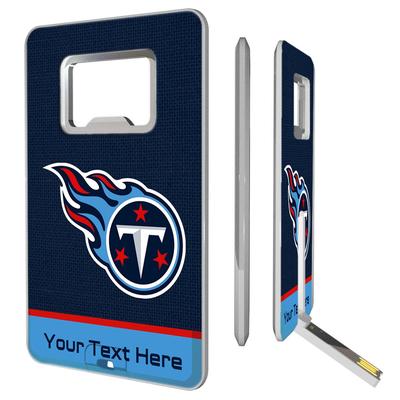Tennessee Titans Personalized Credit Card USB Drive & Bottle Opener