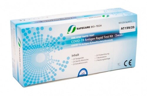 Safecare Bio-Tech Covid-19 Antigen Rapid Schnelltest Corona Image