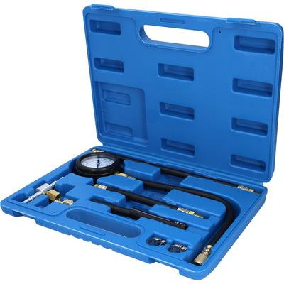 Brilliant Tools Kraftstoff-Einspritzpumpen-Druck-Tester-Satz, 9-tlg Prüfsortiment, Kraftstoff-Rücklaufmenge,Werkzeug,Prü