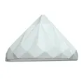 Justice Design Group Ambiance Geometric Outdoor Wall Sconce - CER-5660W-WTWT