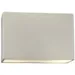 Justice Design Group Ambiance Rectangular ADA Outdoor Wall Sconce - CER-5650W-MAT