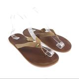 American Eagle Outfitters Shoes | American Eagle Outfitters Womens Sandals Size 7 Brown Faux Leather Colored Beads | Color: Brown | Size: 7