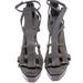 Gucci Shoes | Gucci Daryl Gladiator Platform Sandals Pumps Heels Authentic | Color: Gray | Size: 6.5