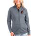 Women's Antigua Charcoal Portland Trail Blazers Links Full-Zip Golf Jacket