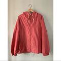 J. Crew Jackets & Coats | J Crew Garment Dyed Full Zip Anorak Size M | Color: Red | Size: M